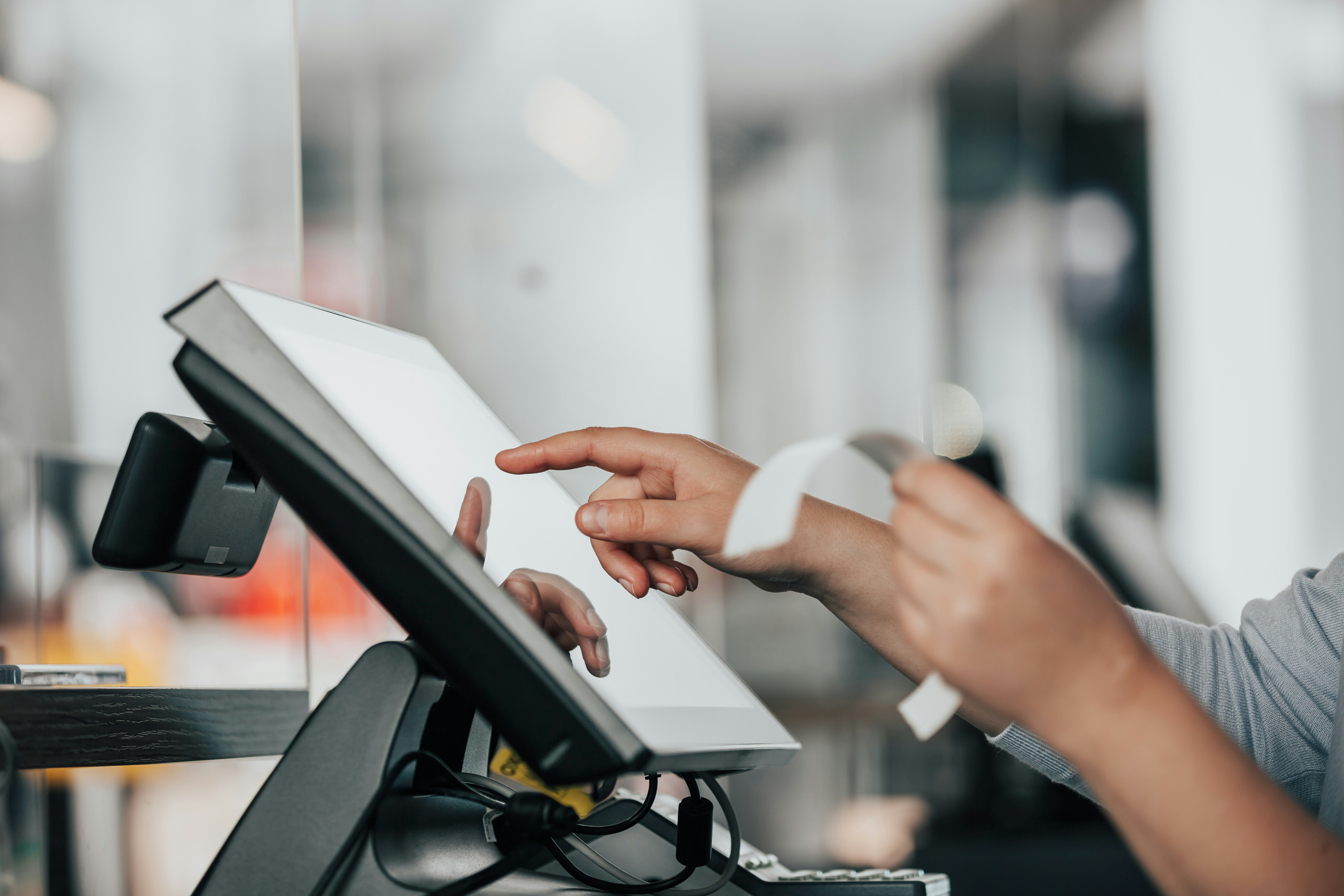 Point of Sale POS being used